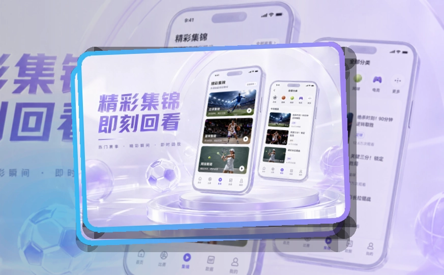 MK体育 下载指引 · 赛事信息App · 赛事信息跟进更连贯界面展示